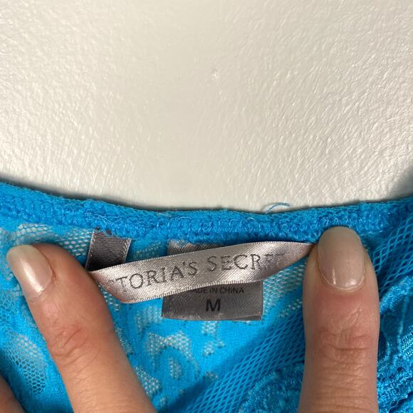 Victoria's Secret Sheer Lace Lingerie Dress Medium - Picture 3 of 8